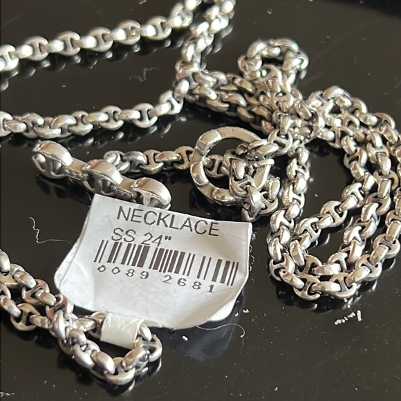Hoorsenbuhs micro open link 24 inch sterling necklace never worn with diamonds! - Picture 7 of 16